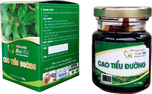 cao dây thìa canh chữa tiểu đường