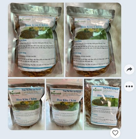 Hoa kim châm khô đà lạt