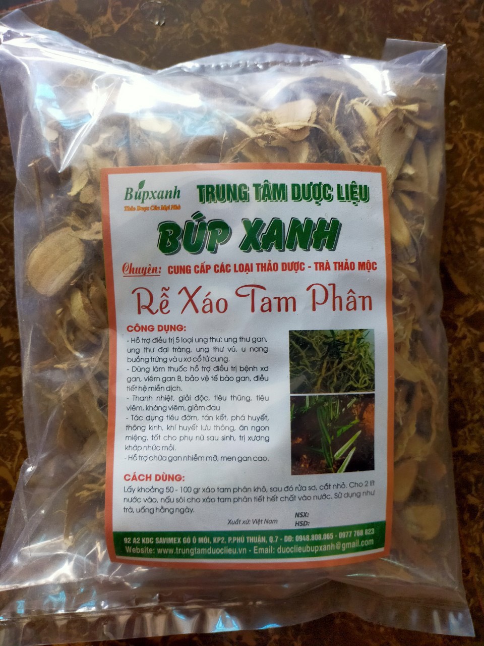Rễ xáo tam phân