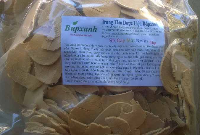 rễ mật nhân cắt tròn đóng gói