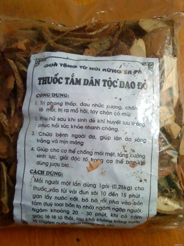 thuốc tắm dao đỏ