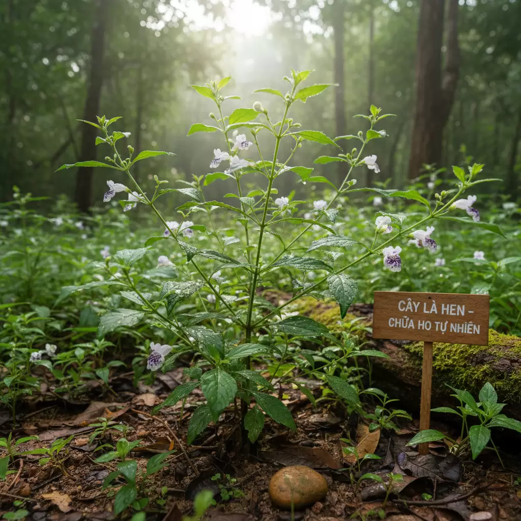 Cây lá hen  Vị thuốc quý trong dân gian giúp giảm ho khan và ngứa họng hiệu quả