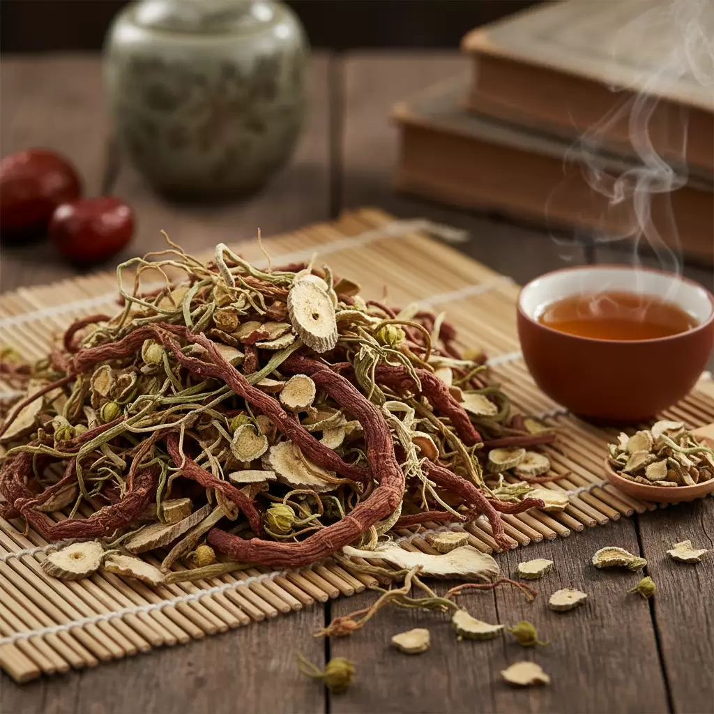 Trà sơn mật hồng sâm  sự kết hợp tinh túy từ các loại thảo dược quý vùng núi cao