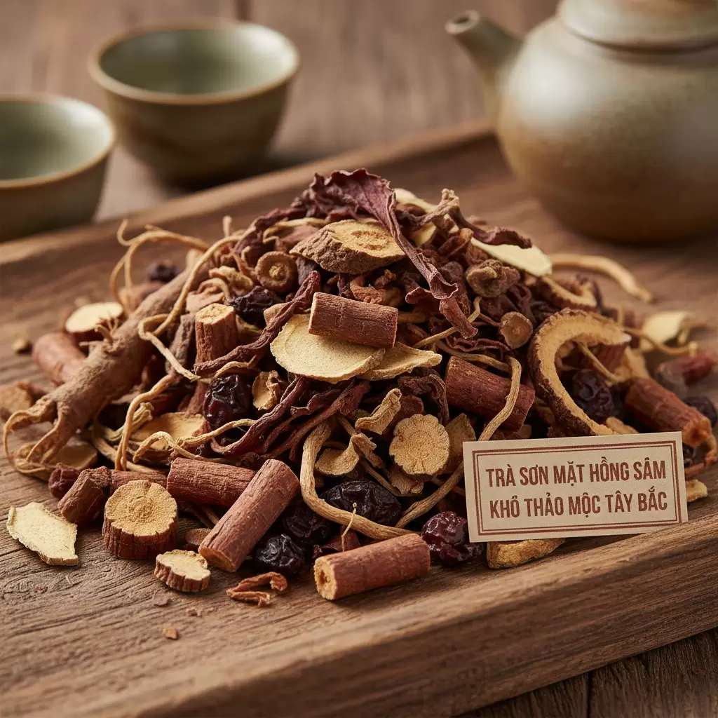 Trà sơn mật hồng sâm là bài thuốc quý từ thiên nhiên giúp cải thiện giấc ngủ