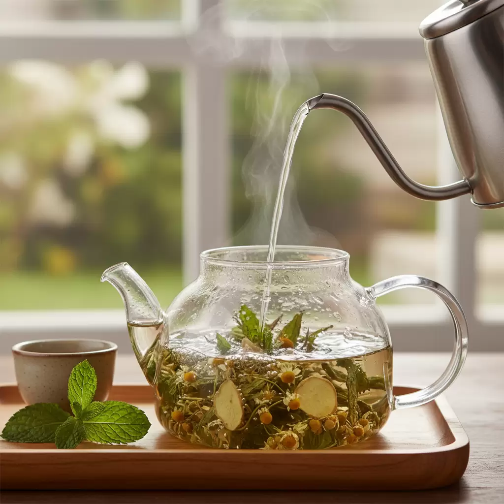 Quy trình pha trà chuẩn xác giúp lưu giữ toàn bộ tinh túy của dược liệu