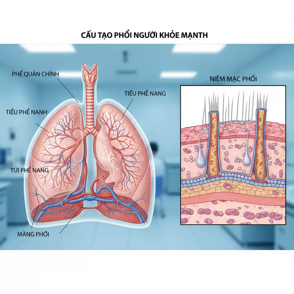 Lá hen hỗ trợ bảo vệ và phục hồi niêm mạc phổi bị tổn thương
