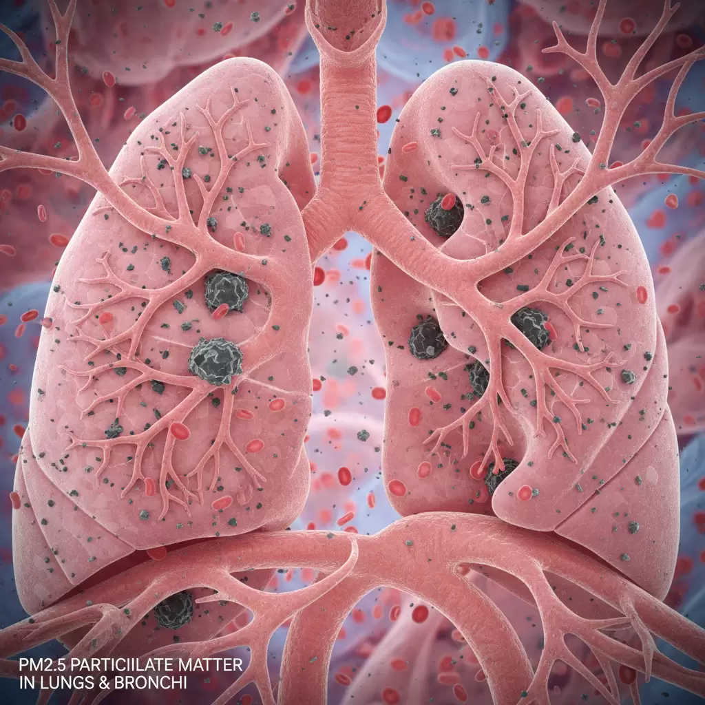 gemini_image_1768686665-1 Bụi mịn PM25 là tác nhân chính gây viêm và co thắt phế quản