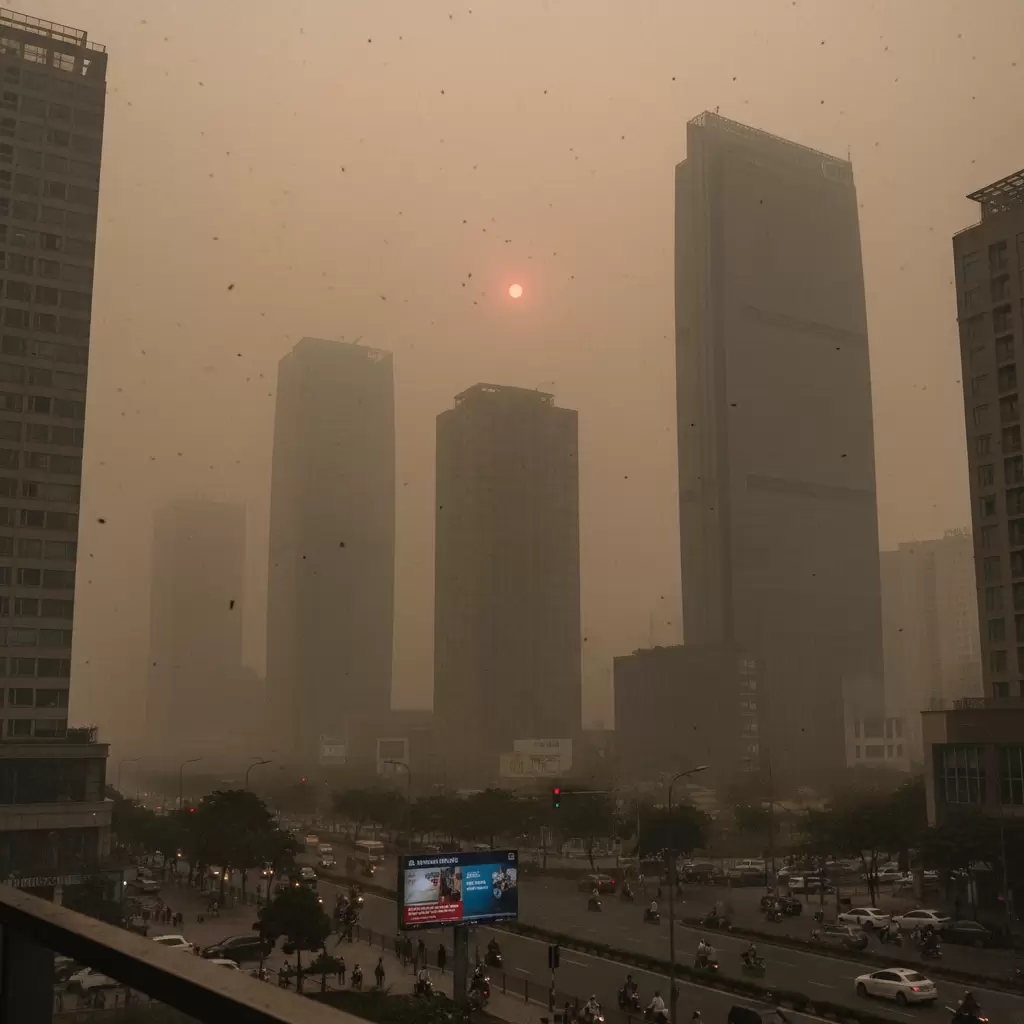 gemini_image_1768686665 Tình trạng ô nhiễm không khí báo động tại Hà Nội ảnh hưởng trực tiếp đến sức khỏe hô hấp